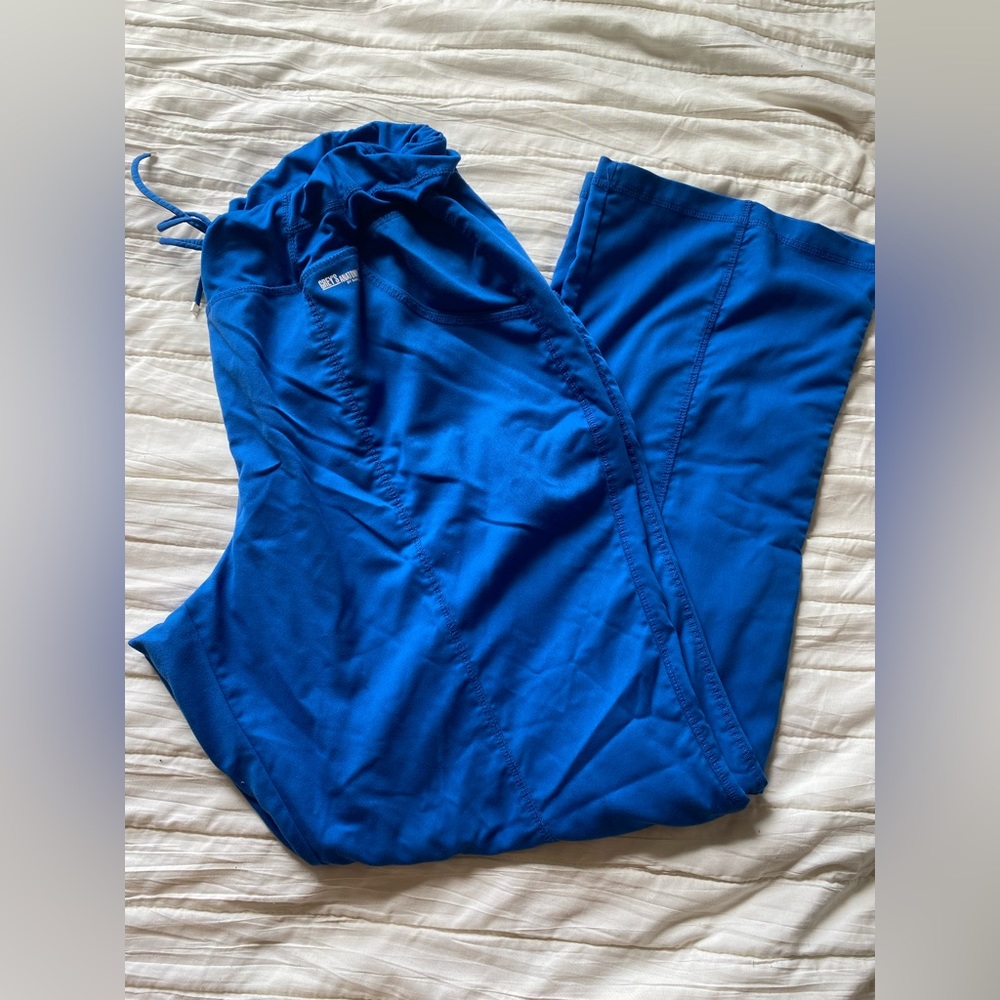 Greys anatomy royal blue scrub pants size 2x